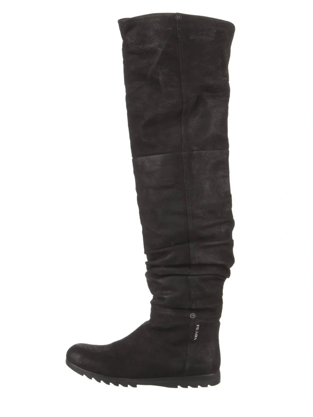 Prada Thigh High Flat Boots Sz.38.5